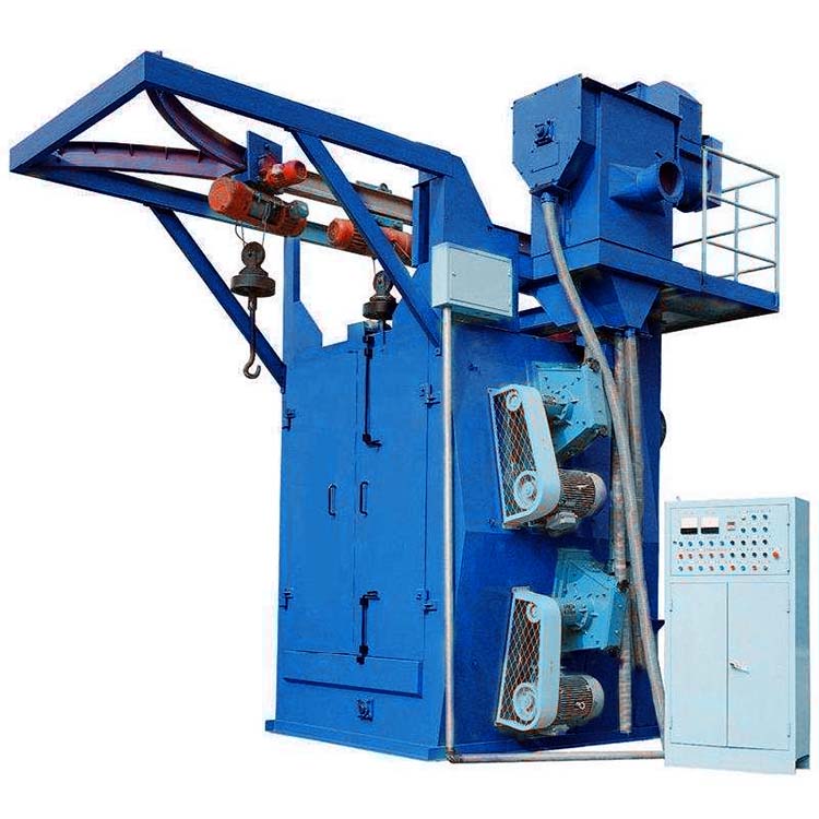 Hook Shot Blasting Machine សម្រាប់សម្អាតដបហ្គាស និងស៊ីឡាំង